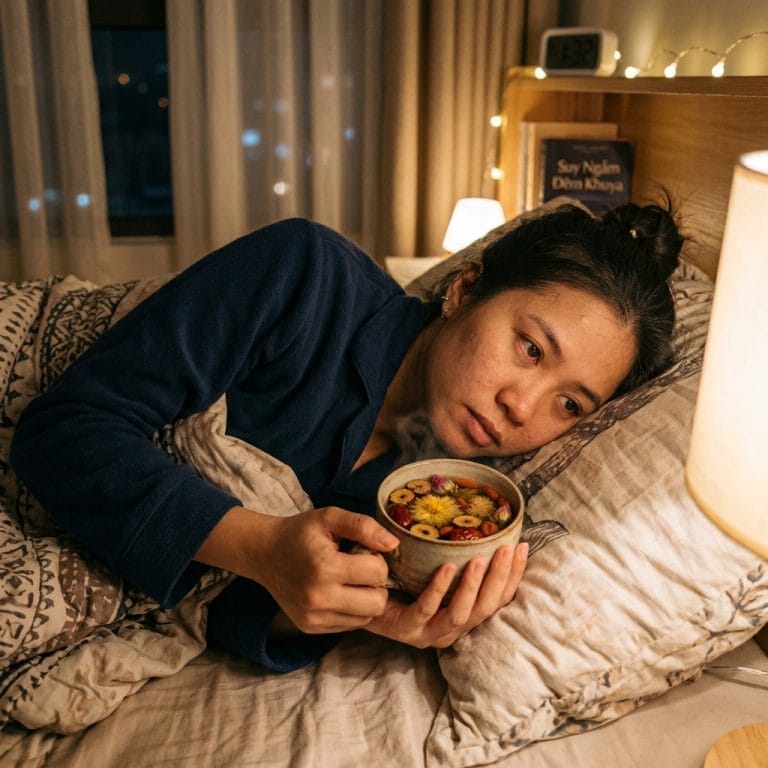 Người trẻ mệt mỏi nhưng vẫn khó thư giãn trước khi ngủ buổi tối