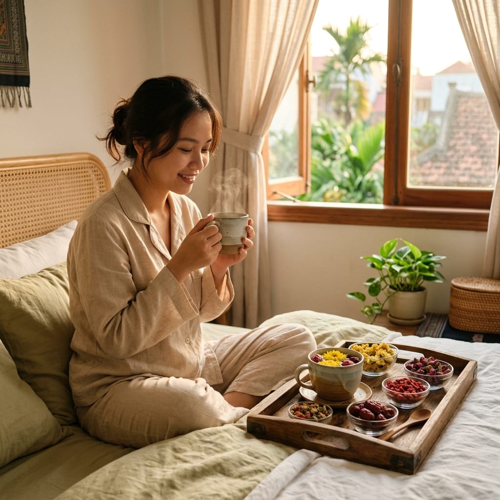 Người trẻ thức dậy nhẹ đầu và thư giãn hơn sau giấc ngủ buổi tối