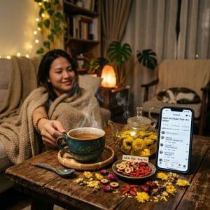 Trà ngủ ngon thảo mộc được nhiều người review trên mạng xã hội