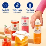 Nhân viên văn phòng uống Star Kombucha sau bữa ăn nhiều dầu mỡ
