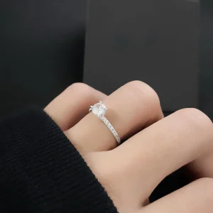 Nhẫn bạc nữ Phúc Minh Jewelry đính đá PMJS0324N 4