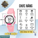 Trẻ em cài báo thức trên đồng hồ DIRAY 8207L trước giờ ngủ