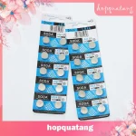 Các mã pin cúc áo LR44 AG10 AG3 và LR621 được sắp xếp gọn gàng
