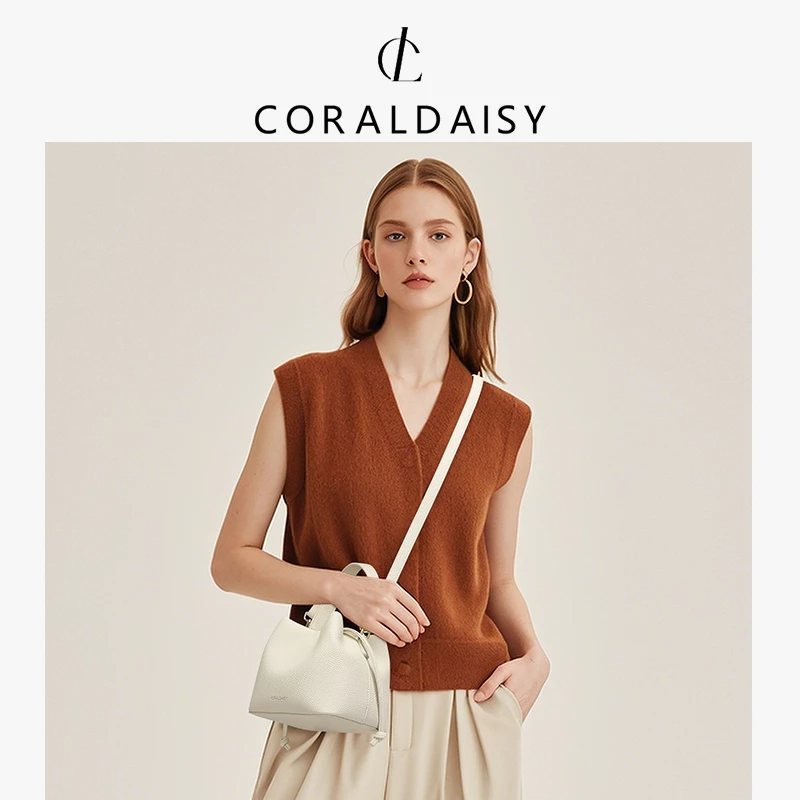 Túi xách nữ CORALDAISY túi xô đeo vai đeo chéo 4