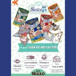 Người nuôi mèo trộn pate Nekko cùng hạt cho mèo ăn ngon hơn