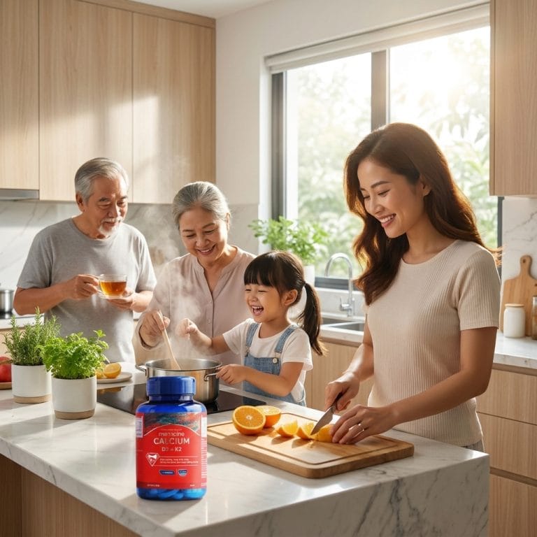 Gia đình Việt bổ sung canxi đúng cách để duy trì xương chắc khỏe