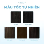 Set tóc giả kẹp phím ARETTA 3 mảnh xoăn sóng nước / sóng lơi / tóc thẳng 5