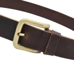 Dây lưng da bò thật DHM-122 khóa kim mạ đồng 5