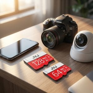 So sánh thẻ nhớ 64GB và 128GB cho lưu trữ video và dữ liệu