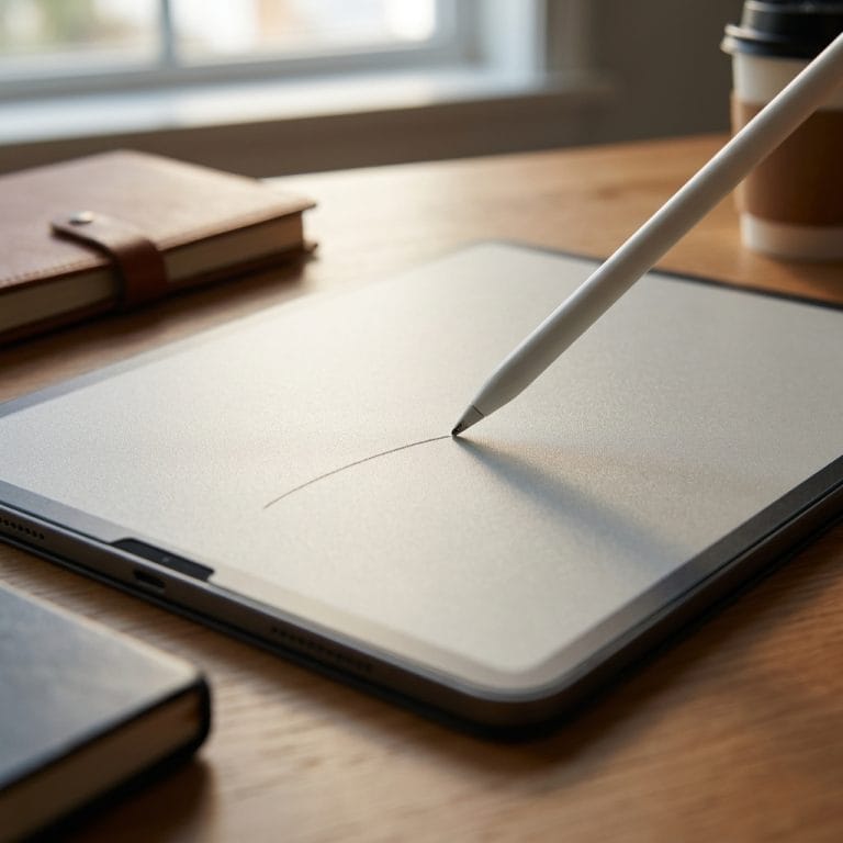 Apple Pencil viết trên miếng dán paperlike ít mòn ngòi cho iPad