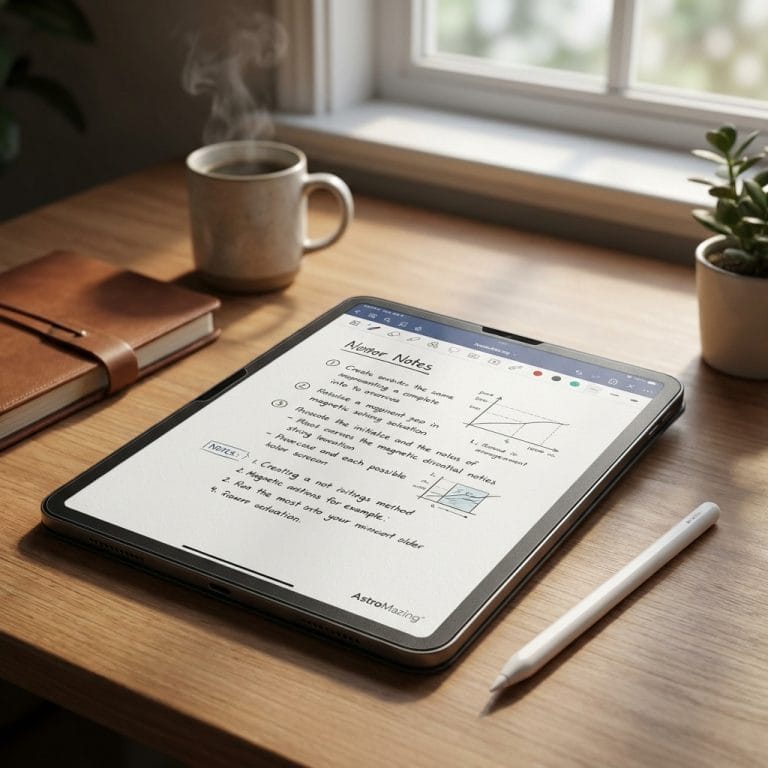 Miếng dán paperlike AstroMazing cho iPad với Apple Pencil và ghi chú