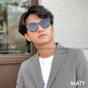 Kính mát mắt vuông LILYEYEWEAR chống UV400 Ma23ty 6
