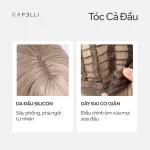 Tóc giả nguyên đầu CAPELLI xoăn lơi mái thưa Melia Wig 6