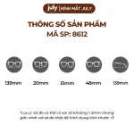 Gọng kính cận nữ mắt tròn July Eyewear 8612 6