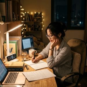 Đèn học LED ánh sáng dịu hỗ trợ học tập ban đêm thoải mái hơn