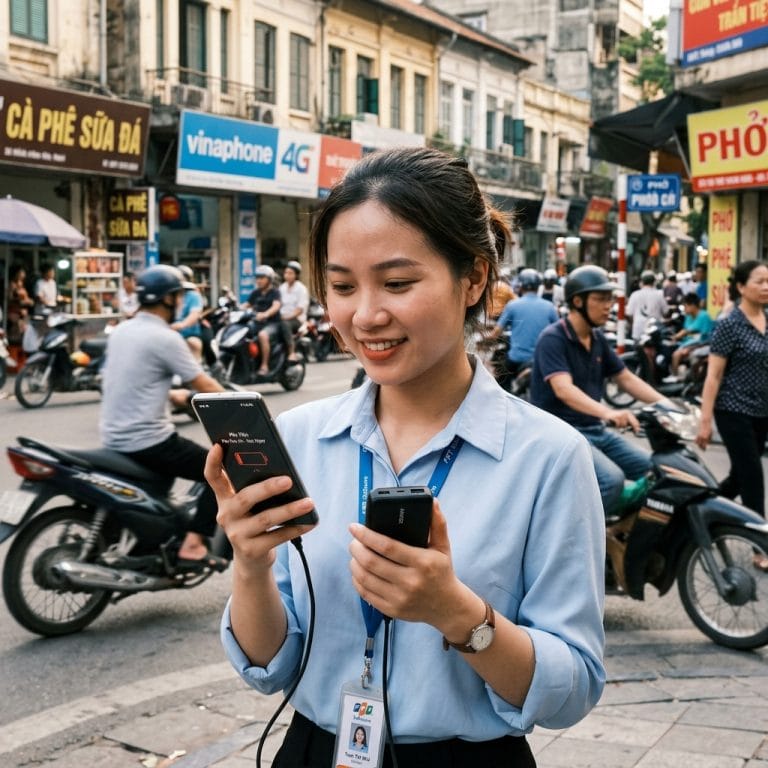 Người trẻ mang pin sạc dự phòng khi đi chơi ngoài trời cả ngày