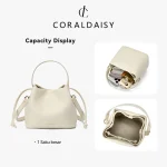 Túi xách nữ CORALDAISY túi xô đeo vai đeo chéo 7