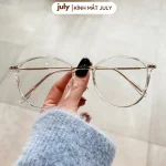 Gọng kính cận nữ mắt tròn July Eyewear 8612 8