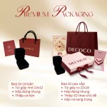 Set vòng cổ và vòng tay đá hồng tim nơ DECOCO ACC 8